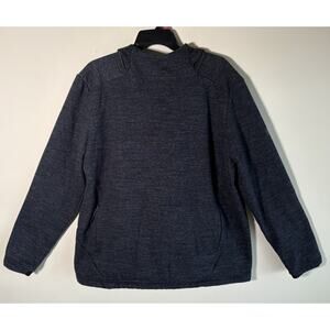 FLX Active Hooded Pullover Sweatshirt Outdoor Heather Charcoal Gray XL